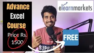 Free Advance Excel Course Worth Rs. 1500 with Free Certificate | eLearnMarkets