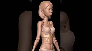 ZBrush. Working on a doll. #bjd #shortsbeta #shortsfeed #shortsvideo #shortsvideoviral