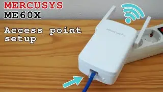 TP-Link Mercusys ME60X Wi-Fi 6 extender • Access point mode setup