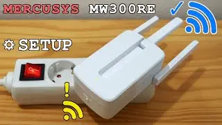 Mercusys MW300RE Wi-Fi Extender • Unboxing, installation, configuration and test