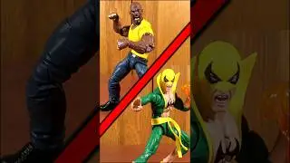 Heroes for Hire! Iron Fist & Luke Cage! #marvellegends #review #marvel #shorts #actionfigures