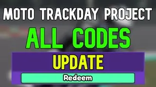 New Moto Trackday Project Codes | Roblox Moto Trackday Project Codes (April 2024)