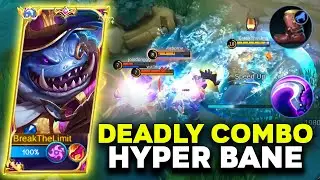 NEW SOLO RANK❗❗ DEADLY COMBO HYPER BANE BUILD TERSAKIT 2023 |   BEST BUILD & ROTASI | Mobile Legends