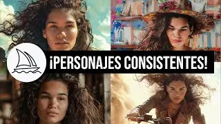 Personajes consistentes en Midjourney 6: ¿Cómo usar esta nueva función?