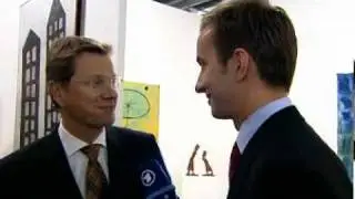 Guido Westerwelle auf der Art.Fair, Interview von Jan Böhmermann