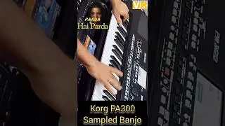 Korg PA300 Sampled Banjo Tone || Parda Hai Parda Song Intro Music #KorgSampledBanjo