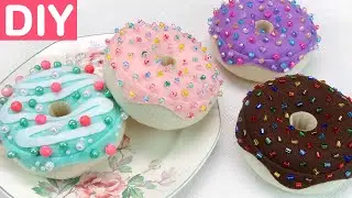 Donut Plush Tutorial 🍩 DIY How to Make a Fake Doughnut | Cute & Fun Felt Food Craft | Sewing Project