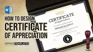 How to Design a Rising Start Certificate of Appreciation in MS Word