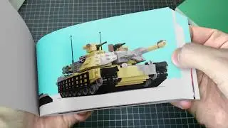 Lego Flipbook Tank vs Train - Blender animation