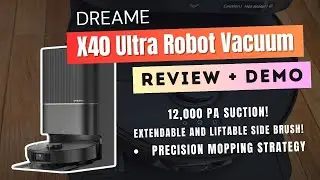 Dreame X40 Ultra Robot Vacuum Review & Demo