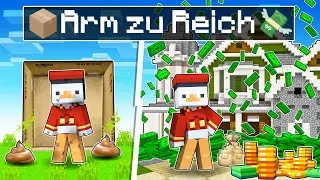 XXL VON ARM ZU REICH IN 24 STUNDEN in MINECRAFT RP!