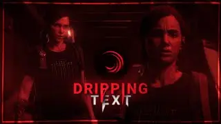 dripping text tutorial on alight motion (+Preset)