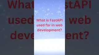 Modern Web Development with FastAPI