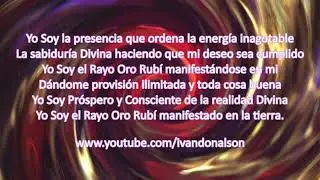 CANTA O ESCUCHA ESTO Y AQUELLO QUE DESEAS SE MANIFESTARA RÁPIDAMENTE - LLAMA ORO RUBÍ