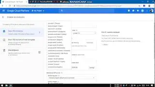 Google Cloud Platform - Create VM Instance