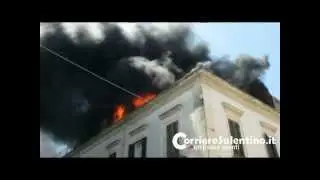 Incendio fotovoltaico abitazione giudice Sernia Lecce