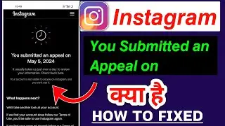 We Suspended Your Account Instagram 180 days Problem | Instagram Account Suspended Problem Solution