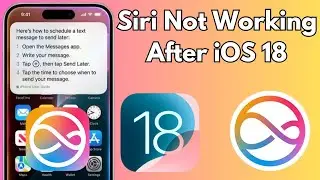 Siri Not Working After iOS 18 Update? Top Fixes to Get Siri Back