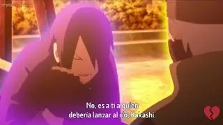 SASUKE PASA EL RIDICULO CON SARADA POR CULPA DE KAKASHI| SASUKE SE ENOJA| Sub Español HD