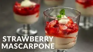 Strawberry with Mascarpone Cheese | Mascarpone Dessert | Food Channel L Recipes