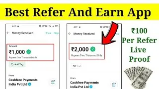 Refer and Earn Best Application 🤑 | Best Refer and Earn App | Best Refferal Earning App