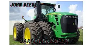 ТРАКТОР ДЖОН ДИР НА ЗАКРЫТИИ ВЛАГИ!!!РАБОТА В ПОЛЕ!! TRACTOR JOHN DEERE WORK IN THE FIELD!!