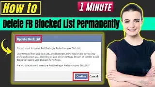 How to delete facebook blocked list permanently 2024