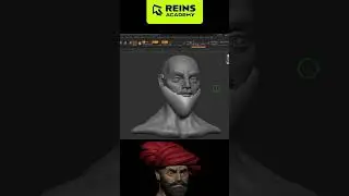 Indian Male Pagadi ZBrush Tutorial #vishalrein #reinsacademy