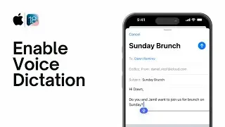 How To Enable Voice Dictation On iPhone | Use Text Dictation With Voice on iOS 18