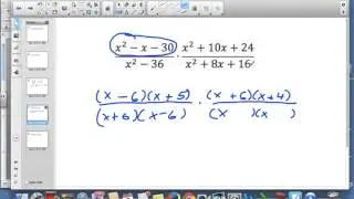 Multiplying rational expressions