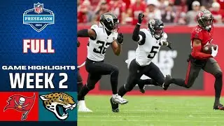 Tampa Bay Buccaneers vs Jacksonville Jaguars Full Game | 2024 NFL Highlights Preseason Week 2 Week 2