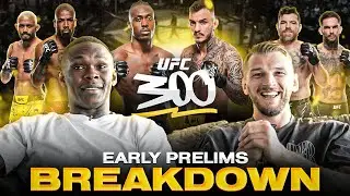 Israel Adesanya & Dan Hooker Breakdown UFC 300 Early Prelims