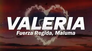 Fuerza Regida, Maluma, Gordo - VALERIA ❤️ (Letra)