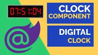Custom Clock Component using Blazor || BCL