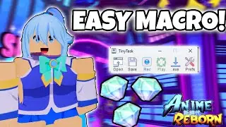 *BEST MACRO* Fastest Way to Earn Gems in Anime Reborn!