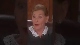 Don't even think about lying to Judge Judy! #shorts