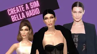 Sims 4| CAS - Bella Hadid + CC Folder + Sim Download