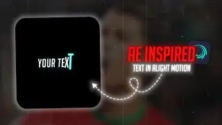 Ae Inspired Smooth Text Tutorial | Alight Motion Text Animation Tutorial ❤️‍🔥 - 2