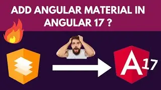 ADD ANGULAR MATERIAL I ANGULAR CLI COMMAND I ANGULAR 17