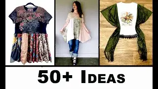 DIY: 50+ EASY Upcycled Tshirts to Inspire You | ep 10