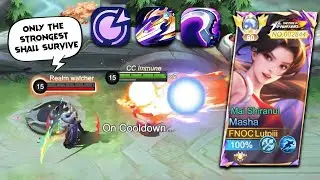 YOU WILL NEVER SUCK AT MASHA AFTER WATCH THIS - MLBB BEST BUILD EMBLEM MASHA