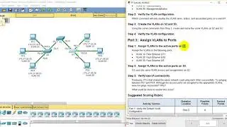 3.2.1.7 Packet Tracer - Configuring VLANs