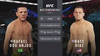 Gameplay UFC 4 | DIAZ VS DOS ANJOS