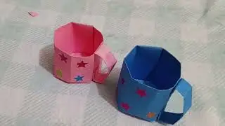 Diy Mini Paper Cup #How to make a paper cup #easy origami paper cup #paper Cup #paper crafts.