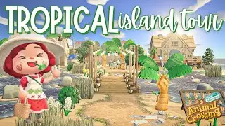 Tropical Island Tour | Westport | Wide Angle! | ACNH | Animal Crossing New Horizons