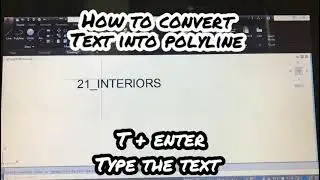 How to convert text into polyline in AUTOCAD |