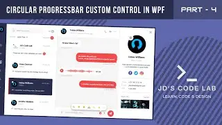 WPF C# | Chat UI Wpf Part - 4 | How to design a Chat UI using Wpf C# easily (Jd's Code Lab)