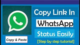 How To Copy Link In WhatsApp Status