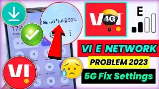 How to fix E network problem vi | Vi E Network Problem | Vi sim card E Network Problem | Vi 4G Fix