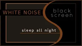 10h White Noise | INSOMNIA HELP | Sleep All Night | BLACK SCREEN | Background Noise